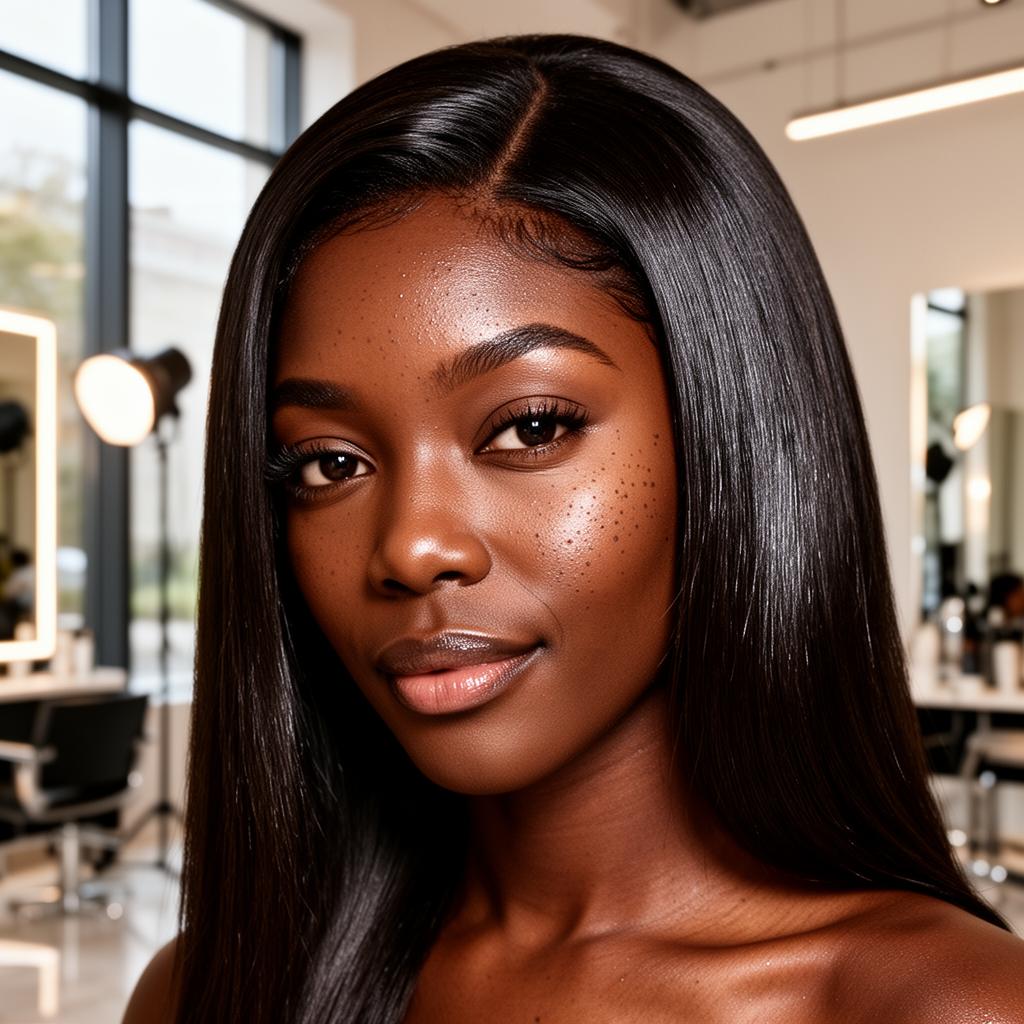 Glass-Hair Silk Press by Rootli Expert